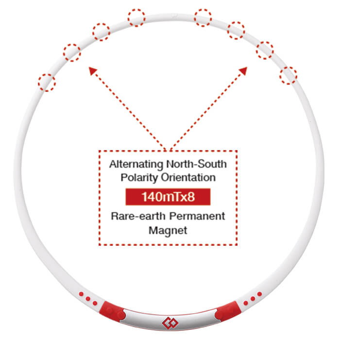 Magnet layout diagram